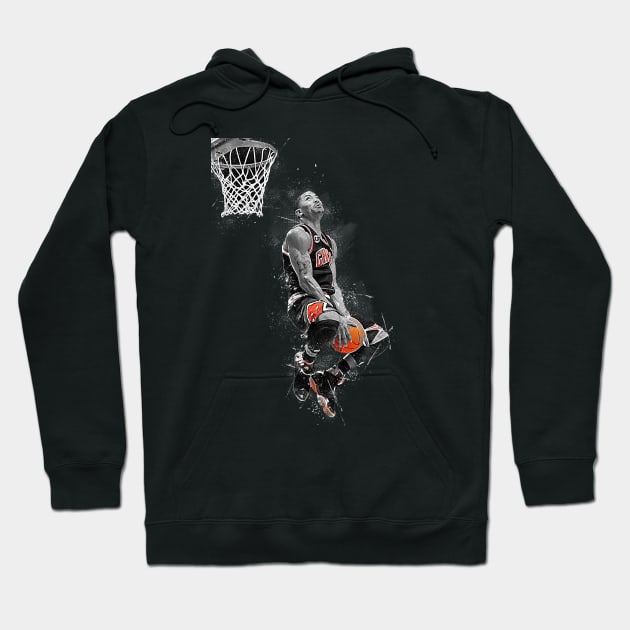 Derrick Rose Hoodie by Creativedy Stuff